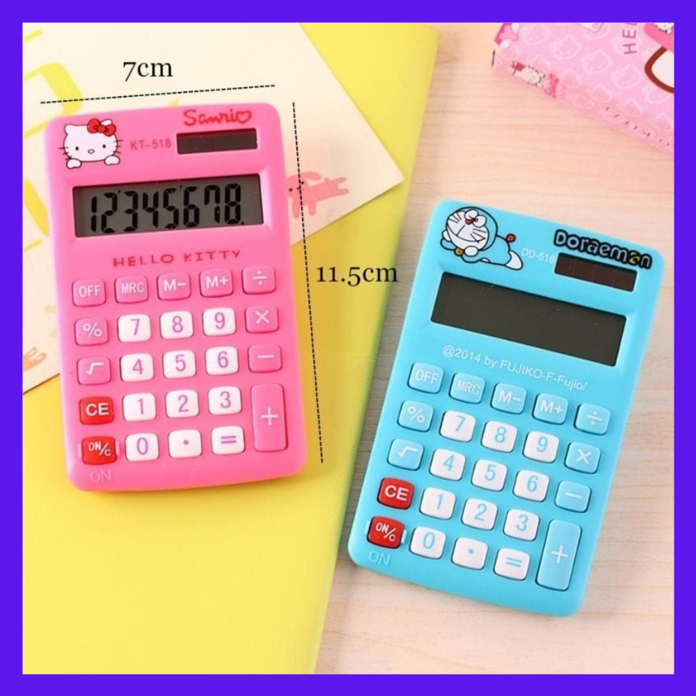 

KALKULATOR KARAKTER DORAEMON CALCULATOR LUCU UNIK MINI DORA EMON HELLOKITTY HELLO KITTY HELO KITY