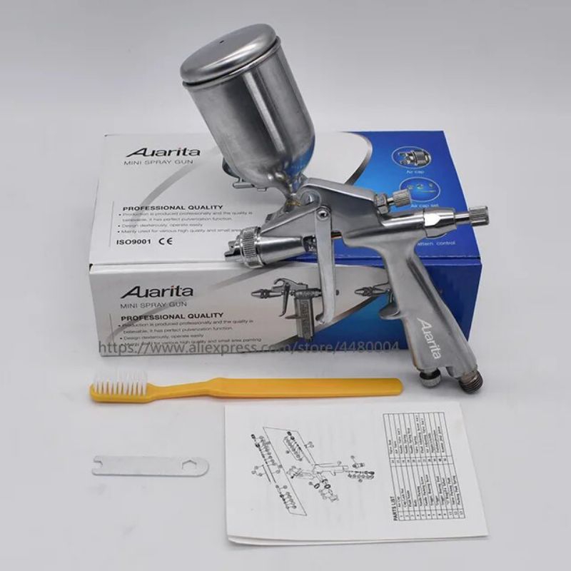 RB Spray Gun Cat Auarita F3 Modif & Standar Nozzle 0.5 0.8 1.0 mm