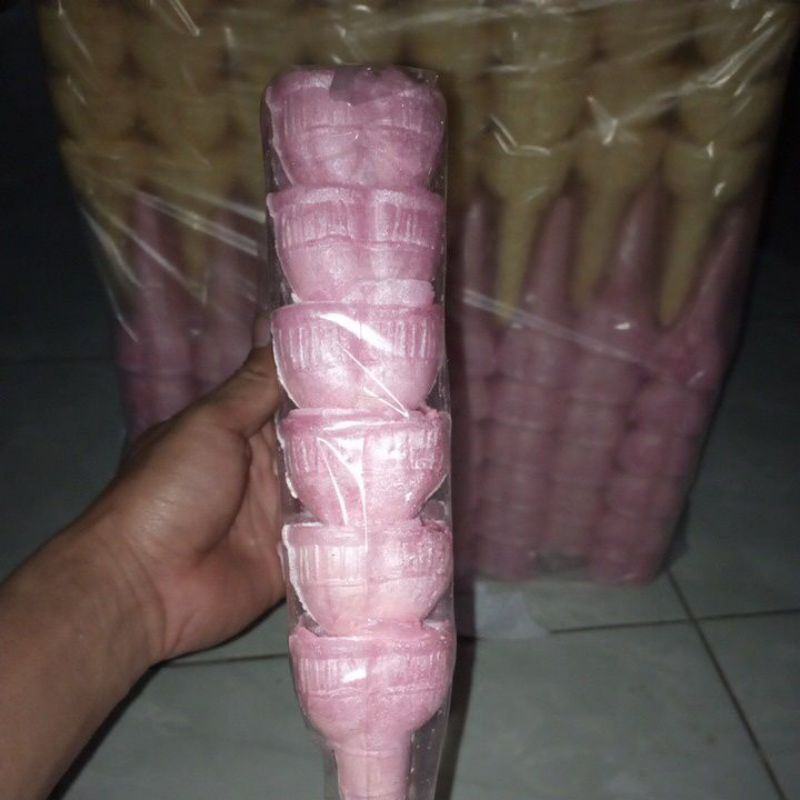 

cons ice cream twins ukuran 4cm 1bal isi 500pcs
