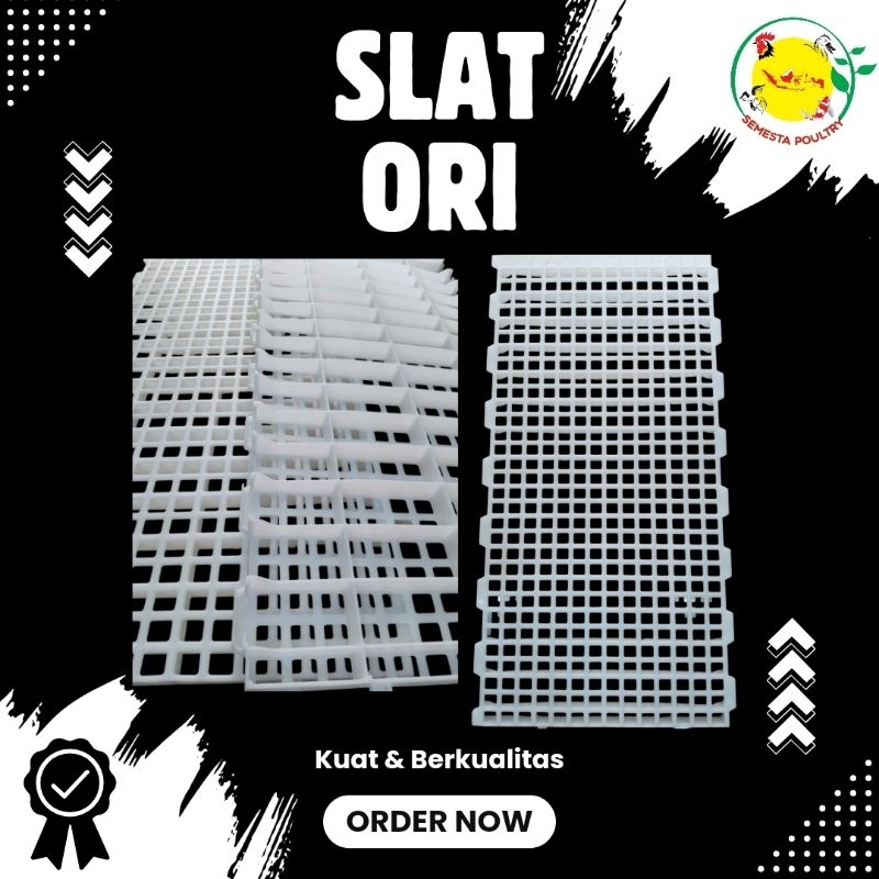 ALAS PLASTIK SLAT ORI 100 X 50 X 4cm ALAS KANDANG BEBEK,AYAM,DOMBA,KAMBING