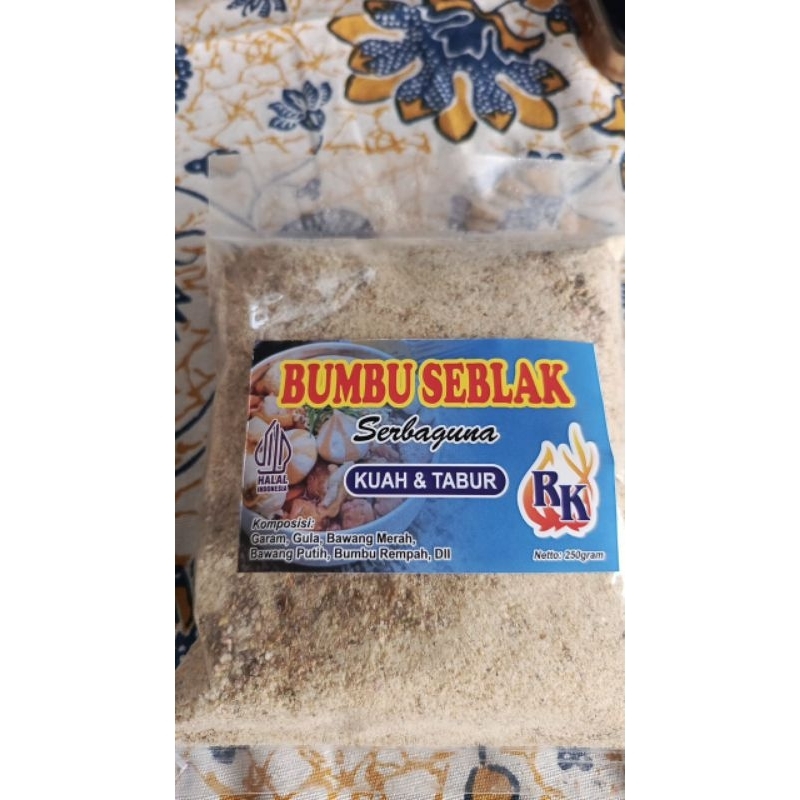 

BUMBU RACIK BUMBU SEBLAK 250GRAM