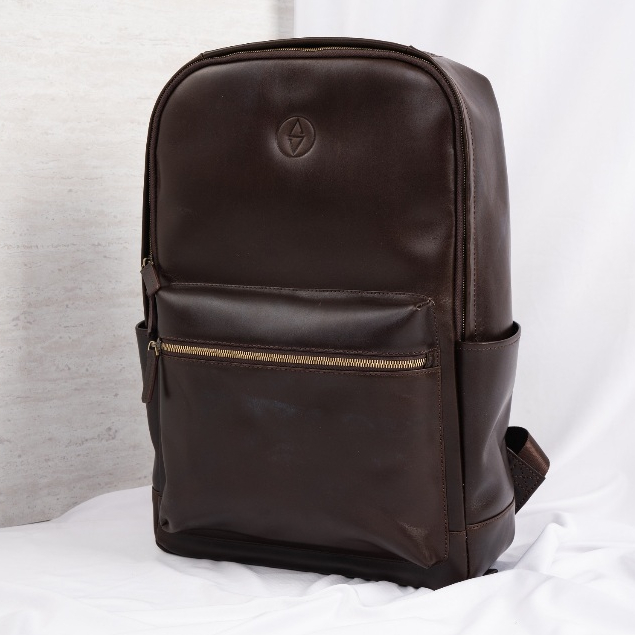 Sendy Leather Promo Price New LONDON Leather Backpack Pria Tas Ransel Kerja Kulit Asli