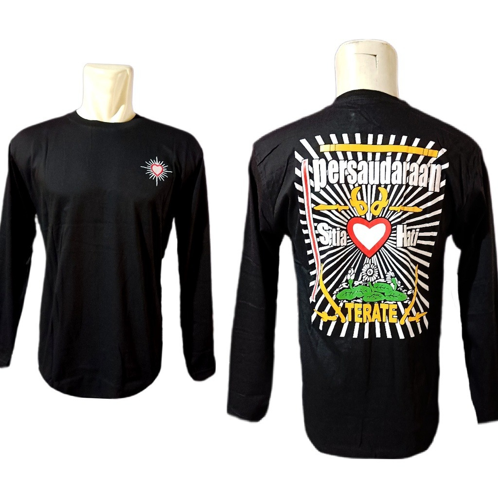 kaos murah lambang psht lengan panjang - kaos psht lambang