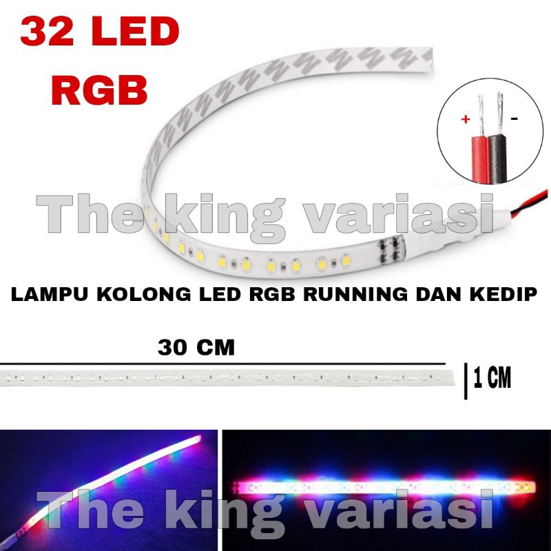 LAMPU LED KOLONG RGB RUNNING KEDIP/ LAMPU KOLONG LED KEDIP/LAMPU LED KOLONG KEDIP UNIVERSAL/LAMPU KO