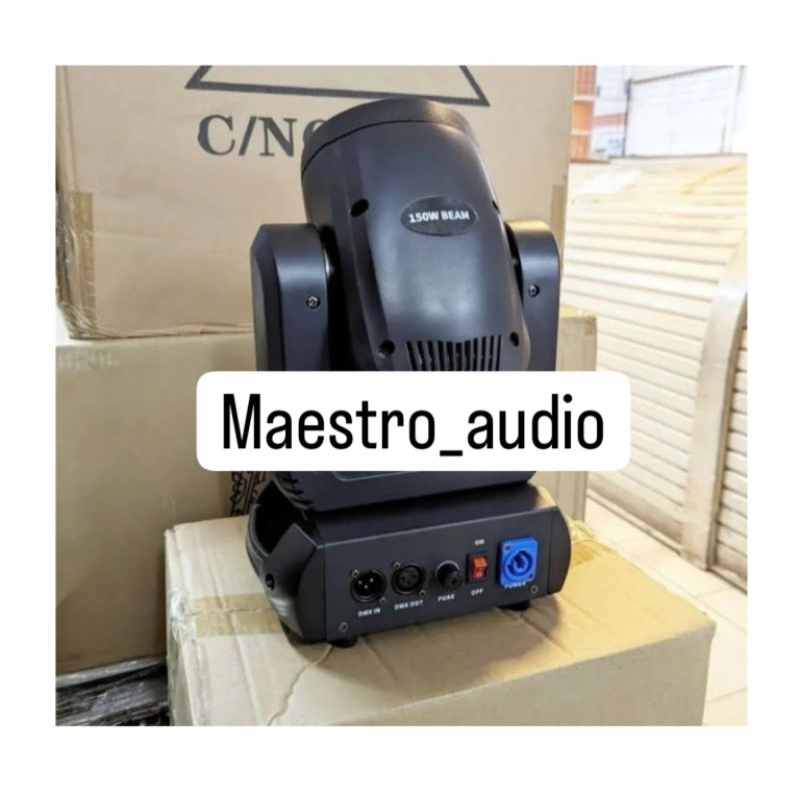 Moving head beam 150 watt buat party, bar, wedding,cafe dll