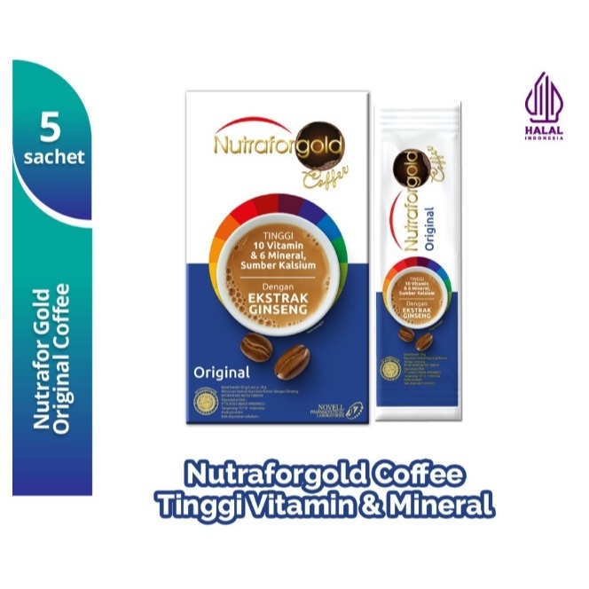 

Nutrafor Gold Coffee Kopi stamina ginseng