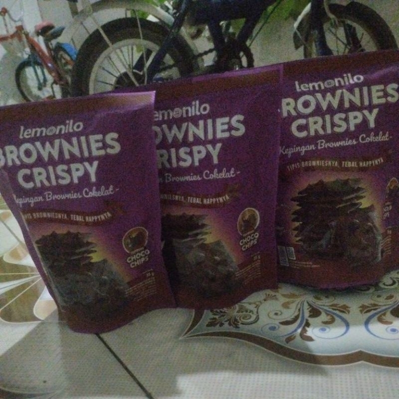 

3pcs BROWNIES CRISPY LEMONILO 35GR MURAH