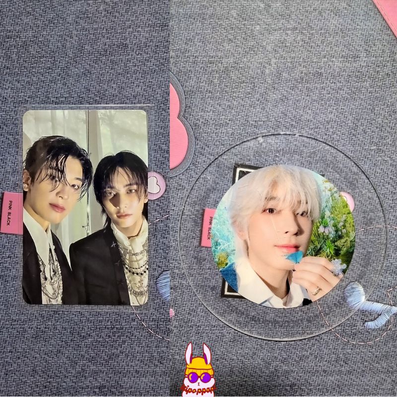 JXW THIS MAN RPC, WONWOO CUP COASTER ACRYLIC POB