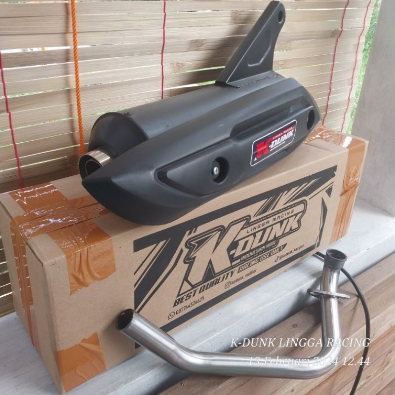 Knalpot Tsukigi Standart Racing Cms Honda Beat Scopi Beat Delux