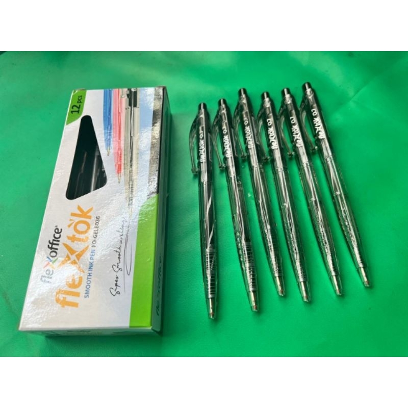 

PULPEN GEL FO-B036 FLEXTOCK DUS HITAM/0.7MM