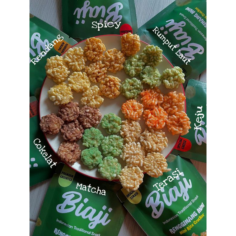 

Paket Hemat - Rengginang Mini Matang isi 4 Bungkus 45gr - Rengginang Biaji - Snack, Food