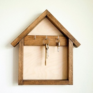 Rak Gantungan kunci bentuk rumah mini