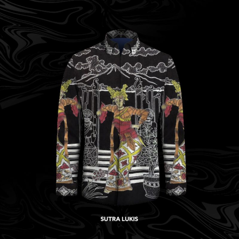 Kain Batik Tulis Sutra Lukis Exclusive