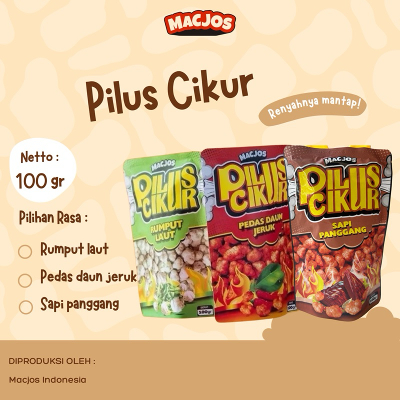 

Macjos Pilus Cikur Kemasan 100gr