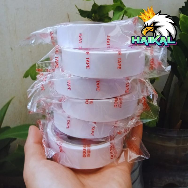 

12pcs Double Tape Goldtape 24mmx7yard Paket Hemat Untuk Usaha