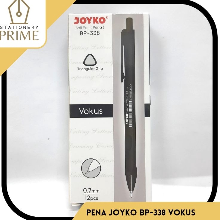 

ORDER Ball Pen Pulpen Pena BP338 Vokus 7mm Isi 12 pcs