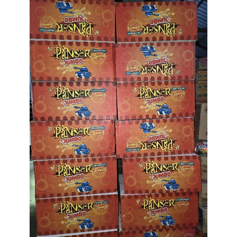 

Ciki berhadiah panser jumbo kartonan isi40 pcs