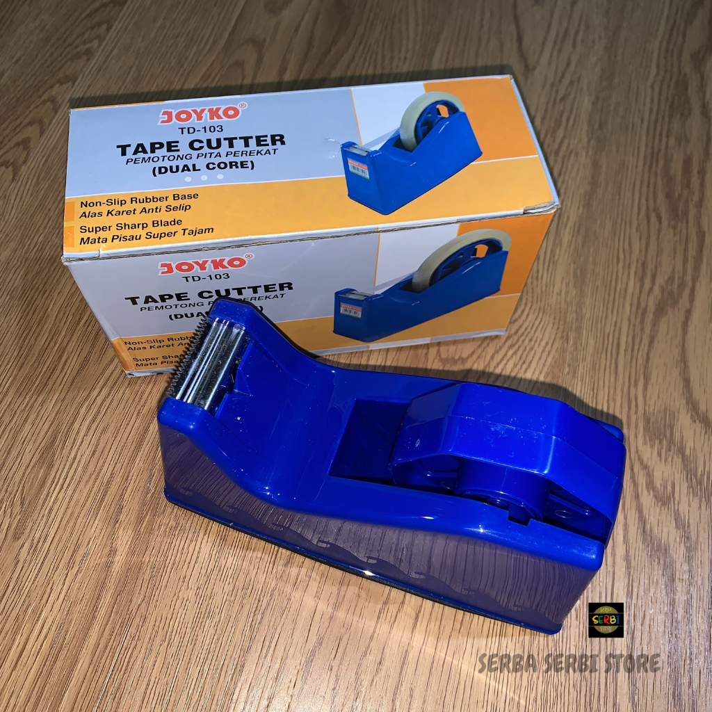 

TAPE DISPENSER JOYCO / ALAT POTONG LAKBAN BEST QUALITY / ALAT POTONG ISOLATIP / PEMOTONG LAKBAN