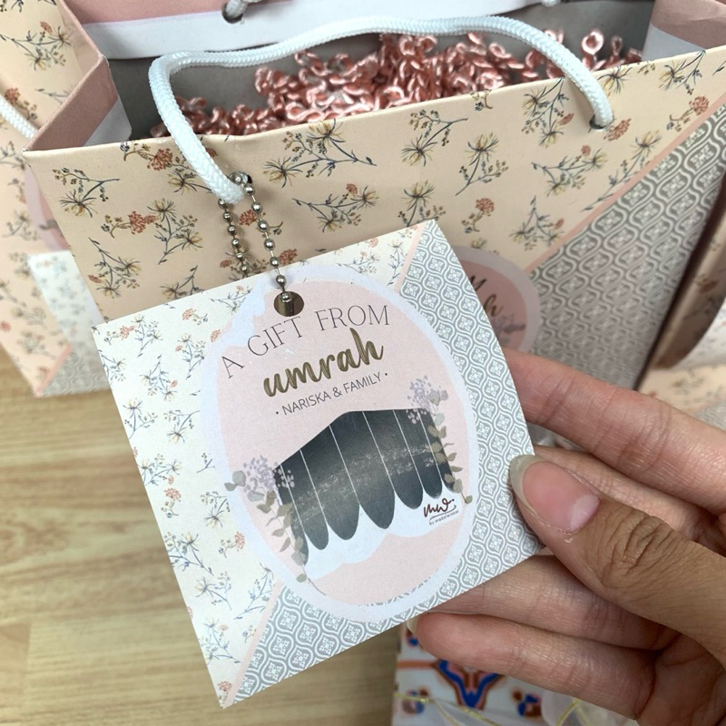 

RB Oleh oleh haji umrah Mecca-M sajadah+paperbag