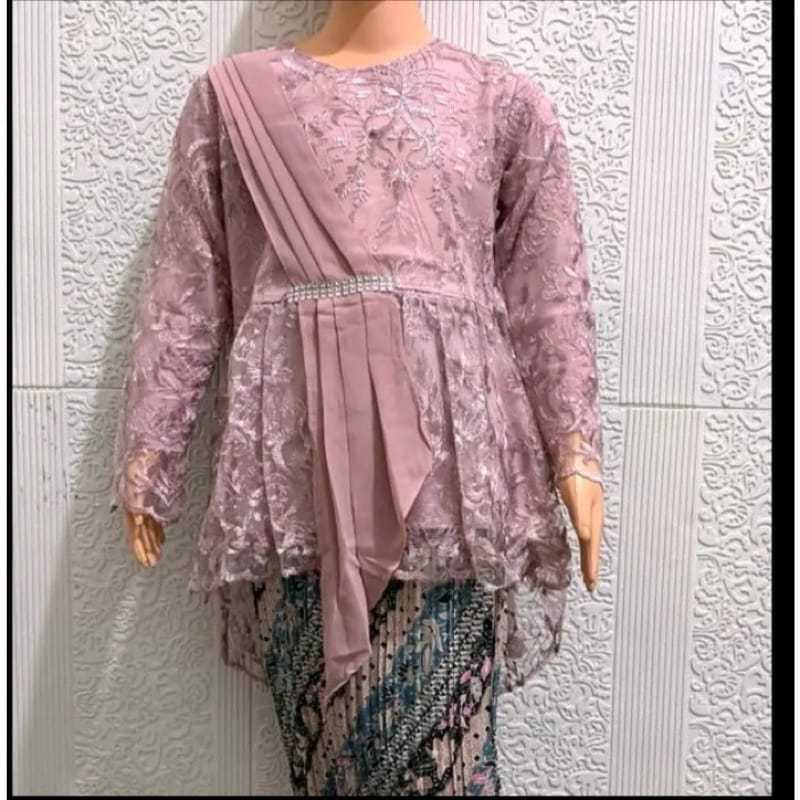 (COD)SETELAN KEBAYA SELENDANG ANAK//KEBAYA MODERN BAJU KONDANGAN//KEBAYA TERABRU ANAK TANGGUNG//KEBA