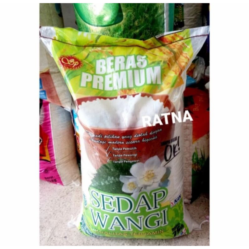 

BERAS PREMIUM SEDAP WANGI 25 Kg ( Tanpa Bilas OK) Via JNE CARGO