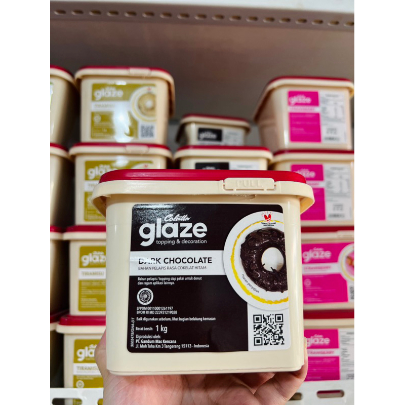 

COLLATA GLAZE 1 KG ( Coklat, Green Tea, Cappucino, Stroberi, Tiramisu )