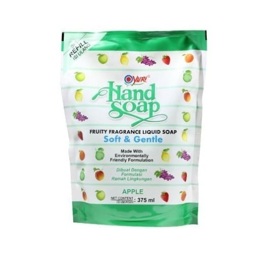 RB Yuri Hand Soap Soft & Gentle 375ml Sabun Cuci Tangan Hand Wash REFILL