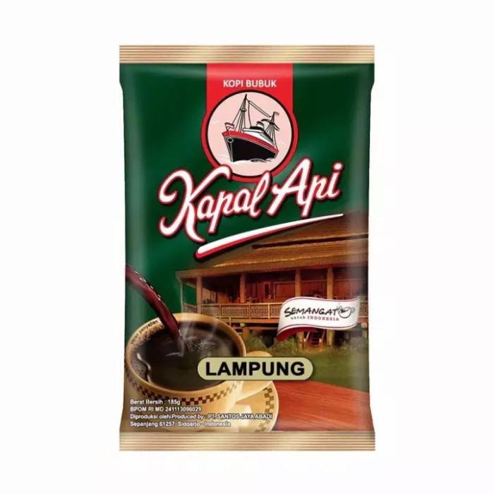 

Kapal api kopi lampung 185 gram