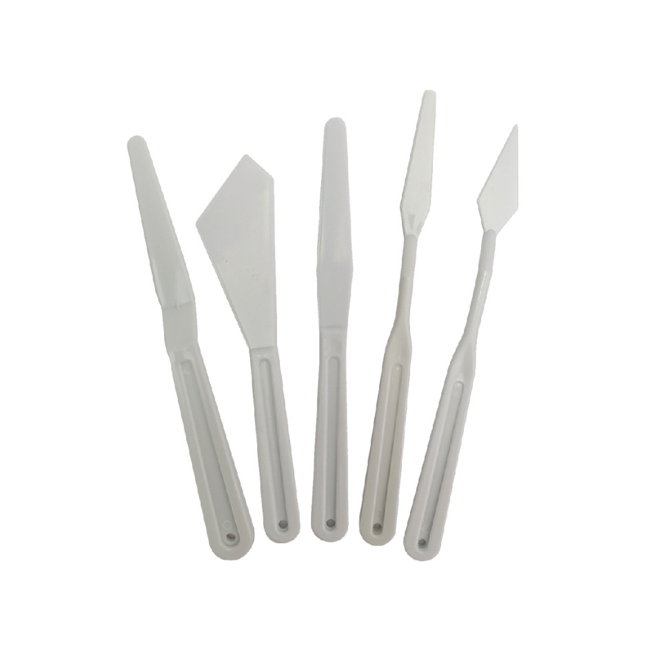 

BARANG TERUPDATE Sinoart Set 5 Plastic Palette Knives