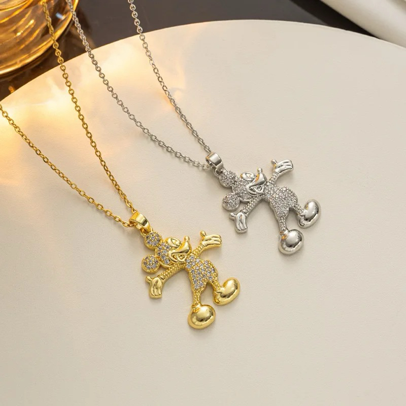 Kalung silver 925 kalung mickey mouse s925 kalung disney s925 kalung untuk kado pacar kalung disney 