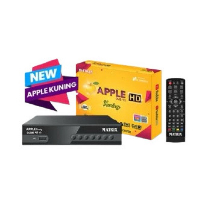 SET TOP BOX MATRIX APPLE KUNING