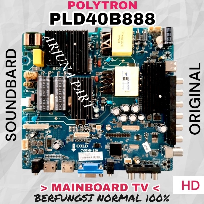 MAINBOARD TV POLYTRON PLD40B880 / MB TV POLYTRON PLD40B880 / MESIN TV POLYTRON PLD 40B880 / MODUL TV