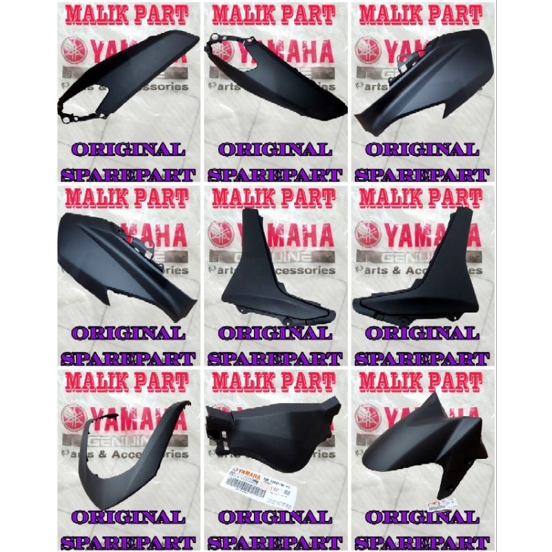 BODY HALUS NMAX OLD 2015-2019 HITAM DOFF ORIGINAL YAMAHA