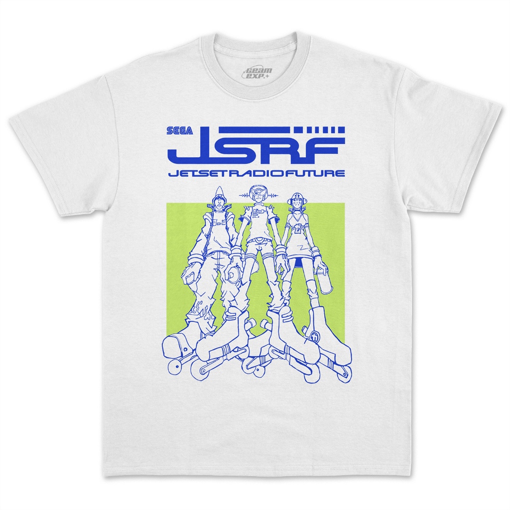 Kaos Game Jet Set Radio Future | Retro Game Sega | Vintage Game T-Shirt