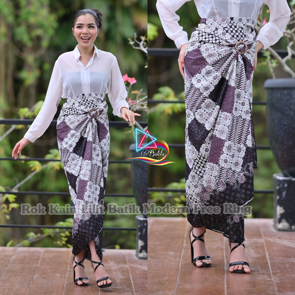 Bali.la™ Rok Kain Lilit Batik Modern Bukan Rok Songket Kekinian