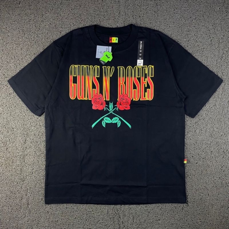 Kaos T-Shirt Oversize Unisex Guns N'Roses Original Mcf