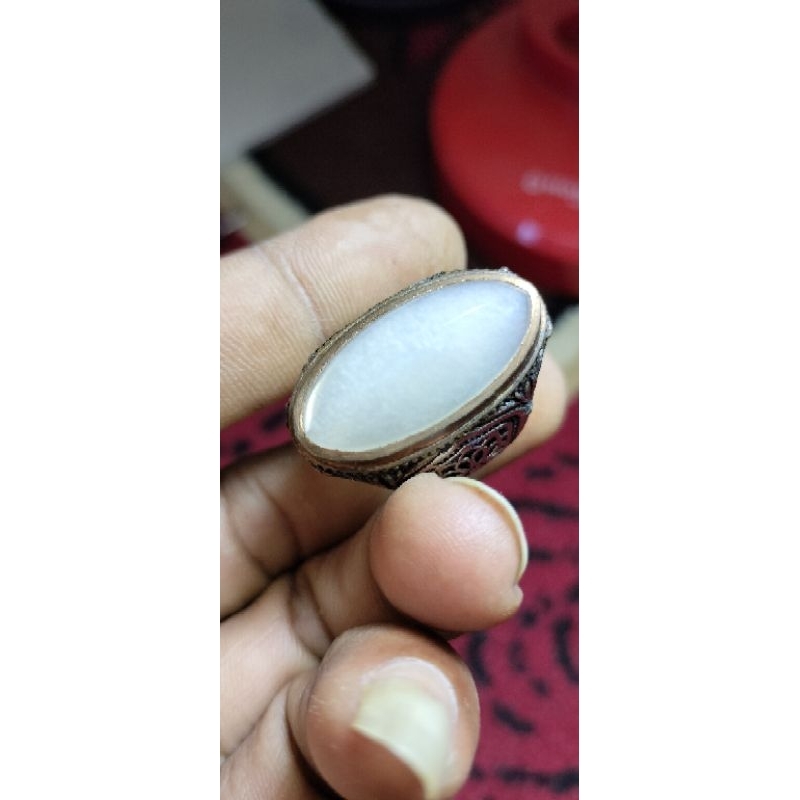 cincin akik pandan kapas