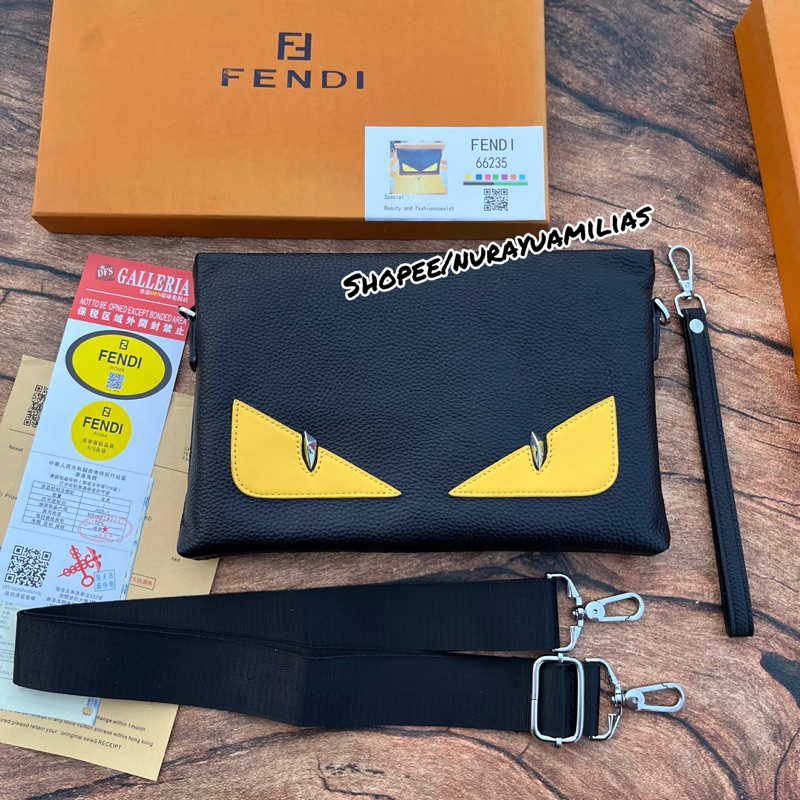 tas selempang pria fendi tas clutch pria tas pria multyfungsi import