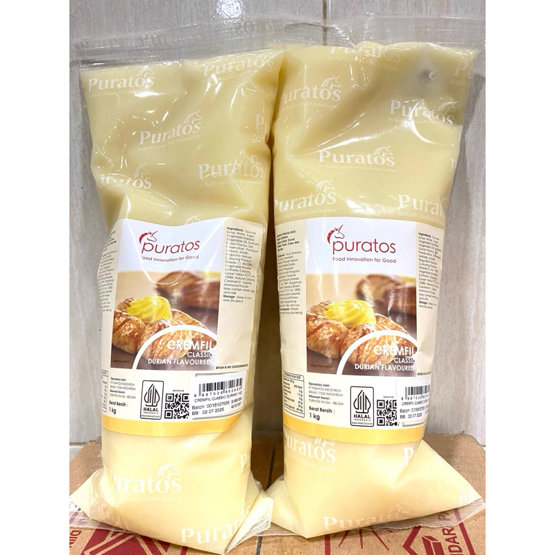 

Puratos cremfil Classic Durian 1kg
