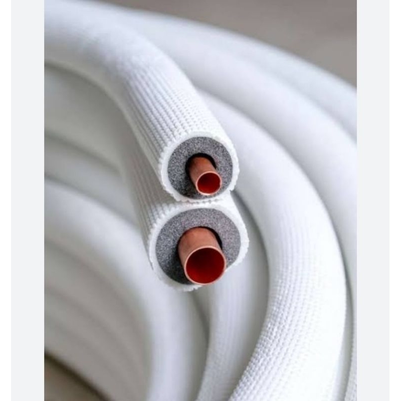 PIPA AC KAITO 1/4 + 3/8 ( 1/2PK - 1PK)Pipa premium ketebalan 0,61 mm - 0,61 mmPIPA AC KAITO 1/4 + 3/