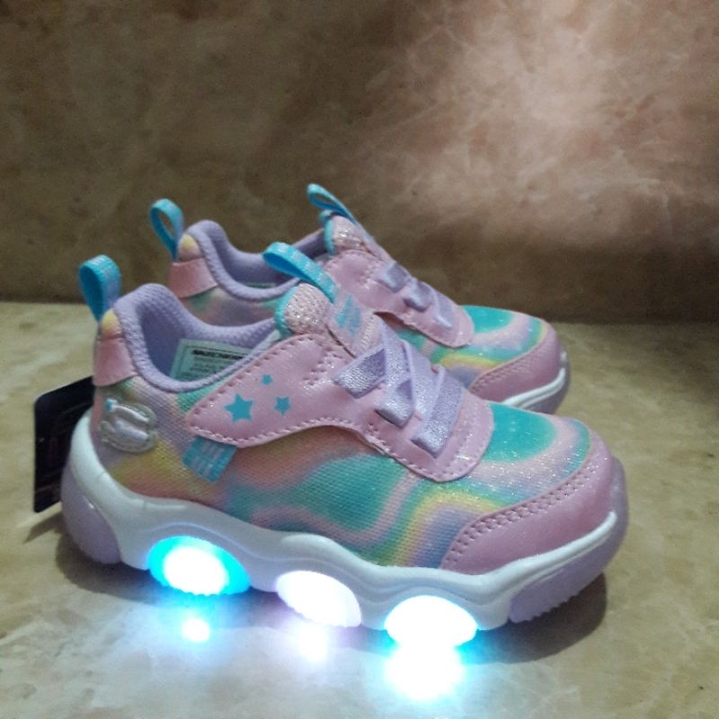 Sepatu Skechers Anak Perempuan S Light