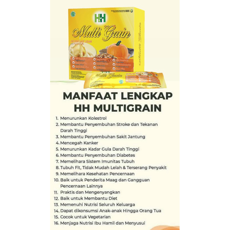 

HH MULTIGRAIN / DIET / NUTRISI PENGGANTI MAKANAN