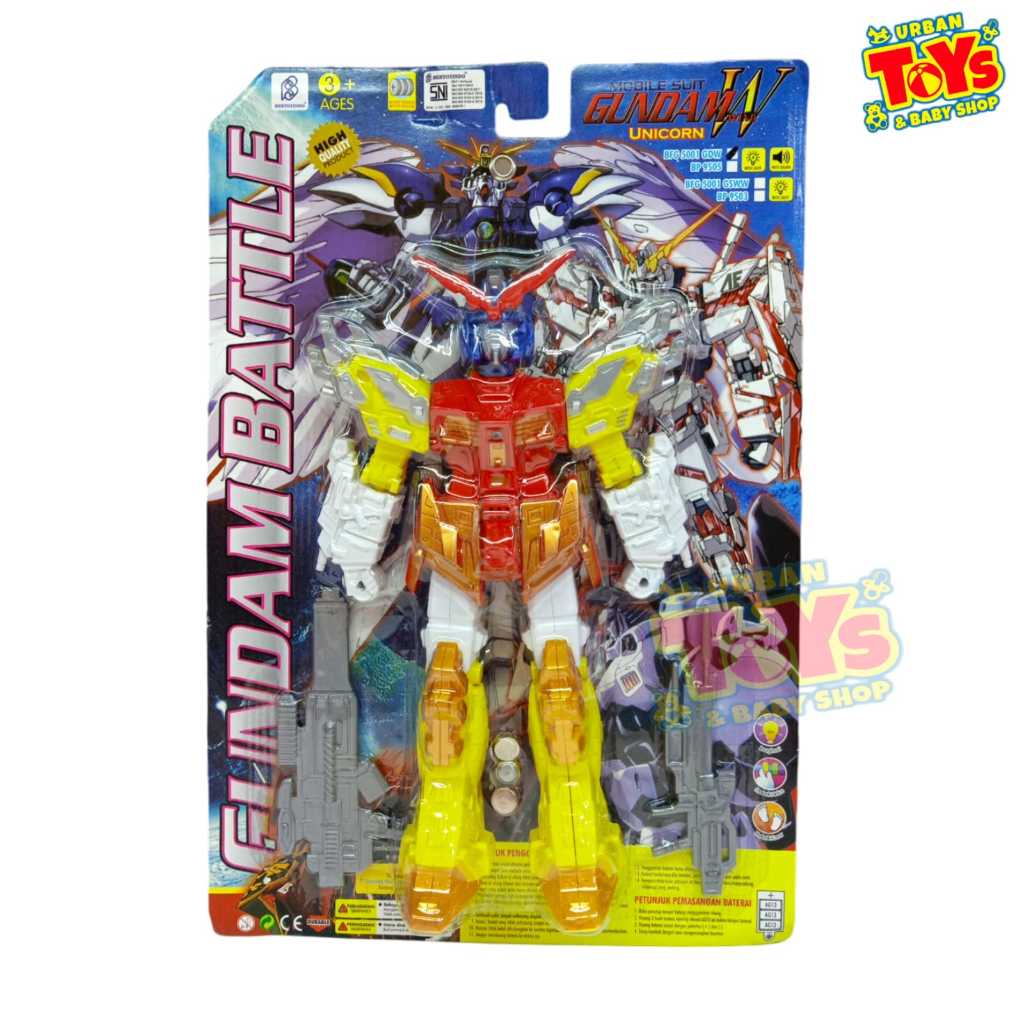 Mainan Anak Robot Gundam Battle Plastik / Mainan Robot Anak