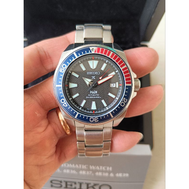 Seiko samurai pepsi SRPB99K1 ORIGINAL Bekas bagus normal semua lengkap box