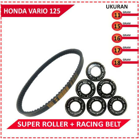 V-BELT DRIVE BELT SET ROLLER BRT VARIO 125 KZR