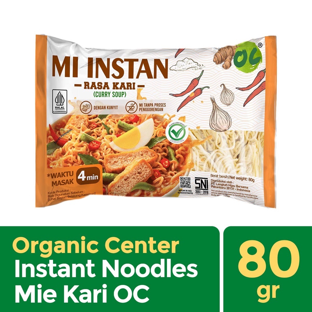 

Organic Center - Mie Kari Ayam Veggie Noodle 80gr