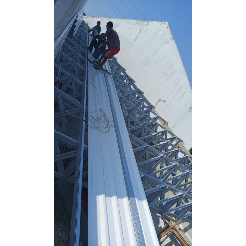 PASANG, BONGKAR PASANG BAJA RINGAN, ATAP SPANDEK, SPANDEK PASIR, ATAP METAL