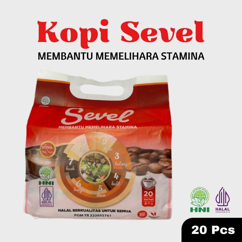 

Kopi Sevel HNI 20 Sachet BPOM Original / HNI Kopi Seven Element 20 sachet Original