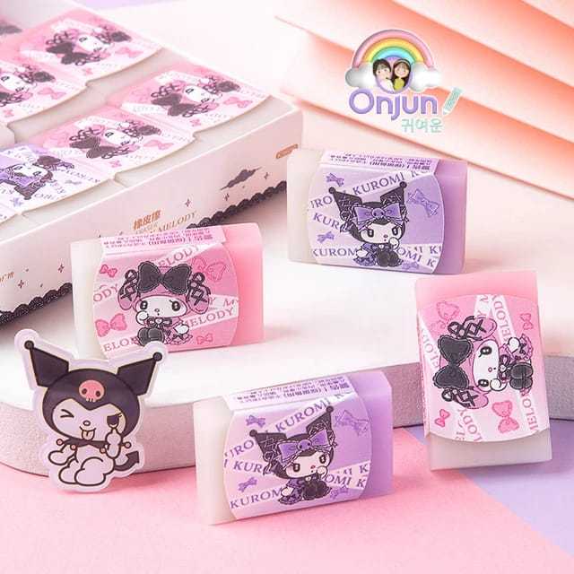 

PENGHAPUN PENSIL SANRIO KUROMI / PENGHAPUS GRADASI / ERASER