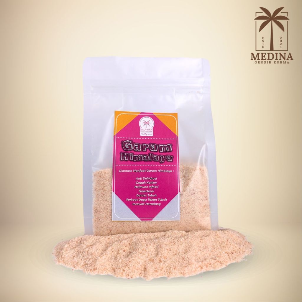 

Garam Himalaya Premium Organic Original 100% Natural | Himsalt Organik Himalayan Pink Salt Pure Murni Sea Salt Rock Salt